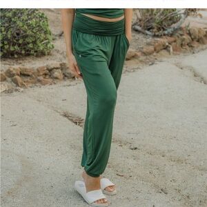 Slightly Buddha Bamboo Essential Pant - Dark Green